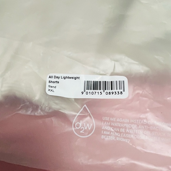 ONER ACTIVE ALL DAY LIGHTWEIGHT SHORTS IN SAND - SIZE XXL - Picture 6 of 6